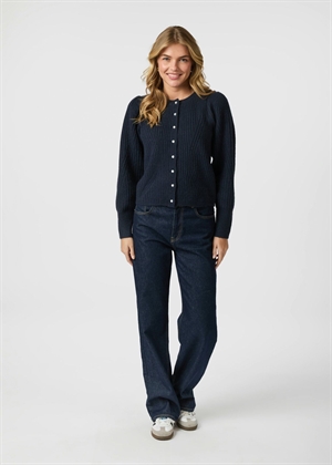 Puli knit cardigan Navy Neo Noir 